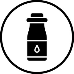 Milk Bottle Icon Style