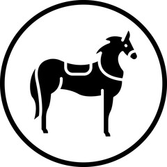 Obraz premium Horse Icon Style