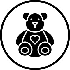 Stuffed Bear Icon Style
