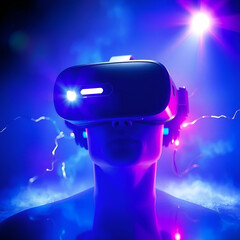 A candid, close-up street photograph of a stygian novel VR headset emerging from urban scenes, focusing on spontaneous moments with detailed textures