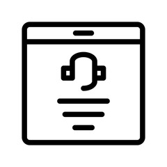 website costumer service outline style