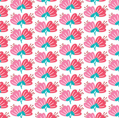 seamless pattern with flowers