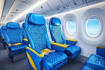 With an empty airplane, passengers could enjoy a free window seat. The cancellation of the flight was due to no travel, and the airline ceased operations to prevent the spread of the COVID-19 virus.