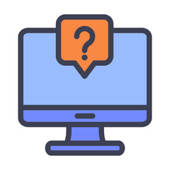 computer costumer service filled style