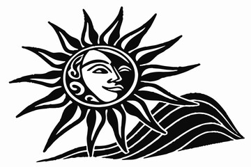 Set of Cloud, Book, House, Bottle, and Tree Icons  Vector Designs on White Background