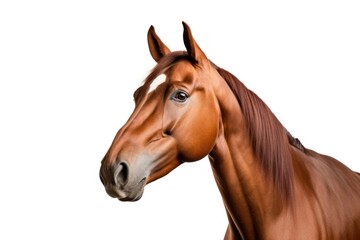 Obraz premium Horse mammal animal white background