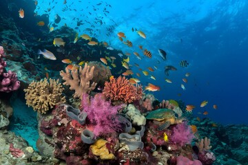 Obraz premium coral reef in sea