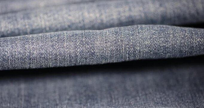 denim fabric for the production of clothing , the details of a piece of sturdy denim fabric for the production of clothing