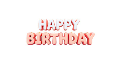 Fototapeta premium wishing happy birth day card