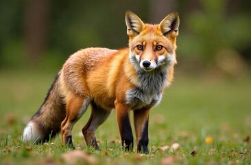 Fototapeta premium Fox wildlife animal mammal