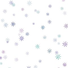 pattern with snowflakes