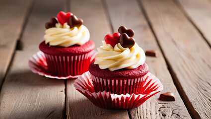 decorated cupcakes with pink frosting and sprinkles