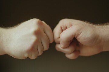 Fist Bump Gesture of Friendship