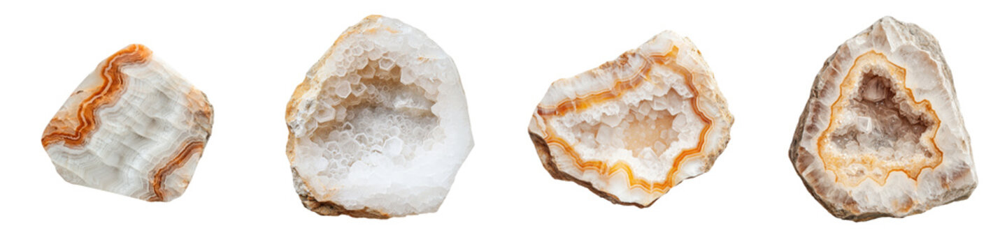 Dazzling Mineral Crystals   Colorful Geodes and Agates Showcase the Captivating Natural Beauty and Unique Patterns of Crystalline Formations