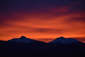Sonnenaufgang in den Dolomiten