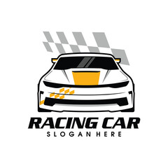logo for company racing car vector car racing logo
illustration of a racing car