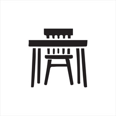 Fototapeta premium table and chairs