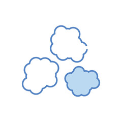 Smog vector icon