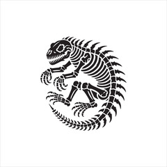 black and white fish tattoo