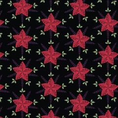 seamless pattern with stars