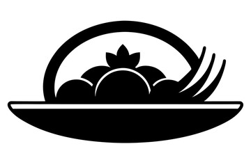 Healthy Food Plate Icon