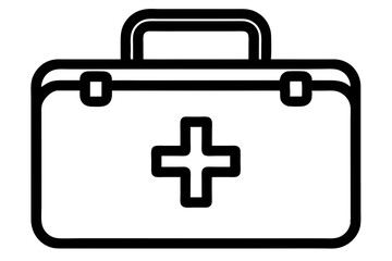 Obraz premium First Aid Kit Outline