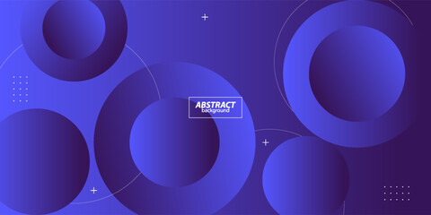 Abstract colored blue circle pattern background. Futuristic design for graphic design. Vector Eps10