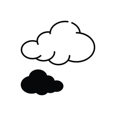 Cloud vector icon