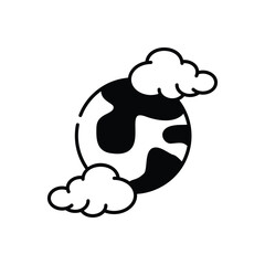 Environmental pollution vector icon