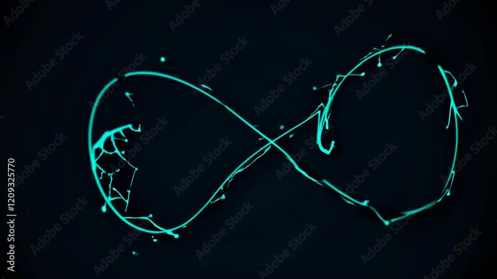 Fototapete exploring vibrant blue abstract patterns with intricate designs and movement