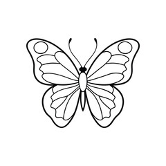 butterfly line art.eps