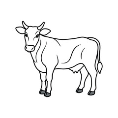 cow line art.eps