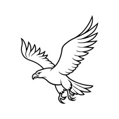 eagle with wings