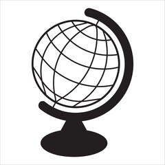 globe icon vector