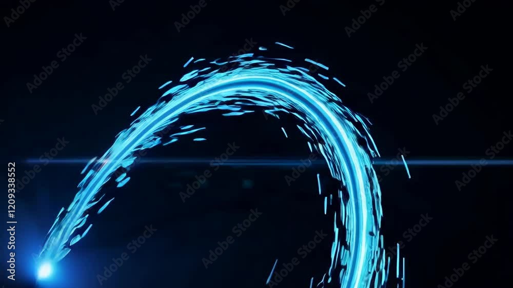 Poster bright sparks fly in captivating light display during nighttime performance