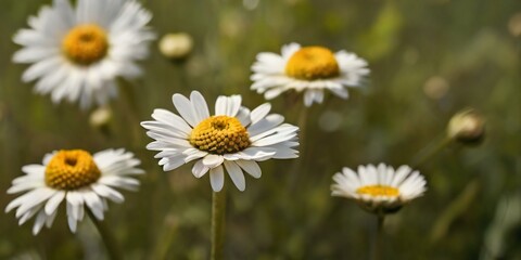 Obraz premium daisies in the garden