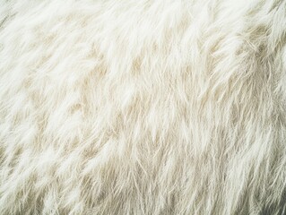 Close-up of white sheep's fur