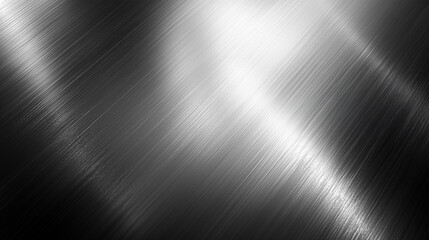 Chrome metal steel texture background, abstract brushed silver aluminum texture wallpaper.