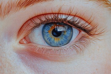 Fototapeta premium Blue Eye Close Up