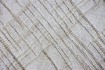 Grey knitting wool texture background
