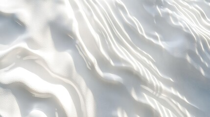 Obraz premium Abstract white transparent water shadow surface texture