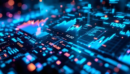 Big data visualization. Machine learning algorithms.Technology data binary code network conveying connectivity, complexity and data flood of modern digital age, generated with ai