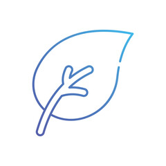 Leaf vector icon