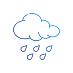 Rain vector icon