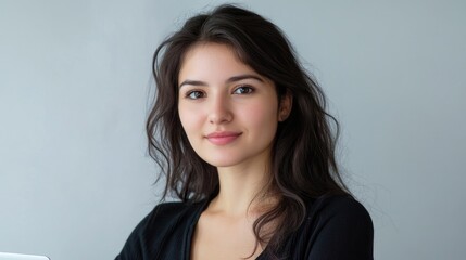 Fototapeta premium Woman smiling