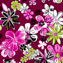 Abstract Flower background suitable for home decore and wallpaper purpose