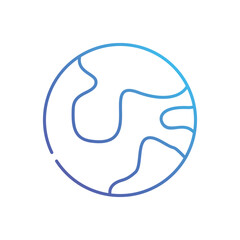 Earth vector icon