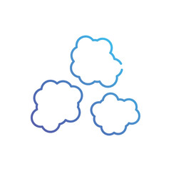 Smog vector icon