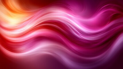 Obraz premium Abstract Pink and Orange Wave Background Design