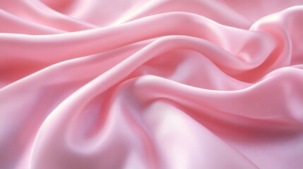 Obraz premium Pink Fabric Close-Up